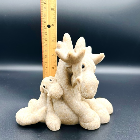 Quarry Critters Second Nature Design 2001 Matilda & Max Moose Vintage #48121 - Picture 6 of 10
